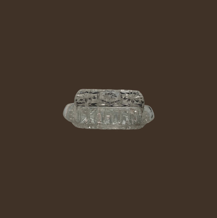 Crystal Butter Dish